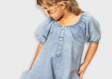 Τζην ολόσωμο σορτς για κορίτσι | ΜΠΛΕ ΤΖΗΝ - Energiers - 